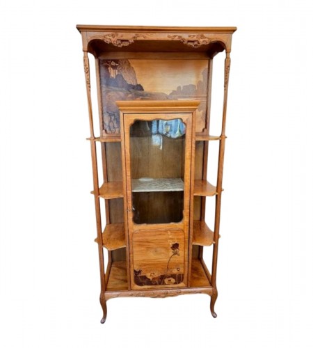 Louis Majorelle - Vitrine veau "Clématites"
