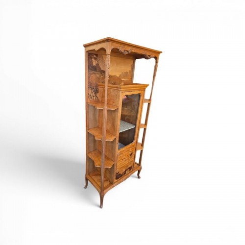 Louis Majorelle - Vitrine Art Nouveau "Clématites" - Mobilier Style Art nouveau