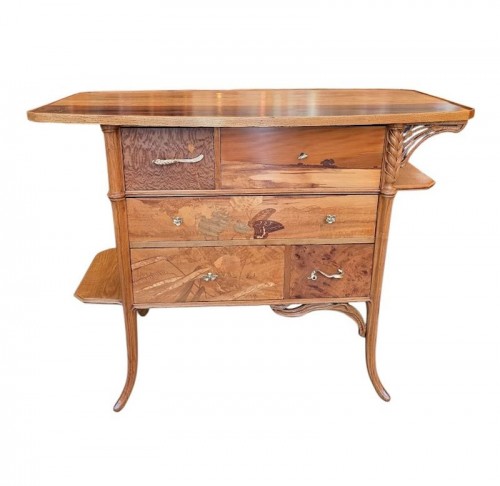 Emile Gallé Commode Art Nouveau, L'Orge