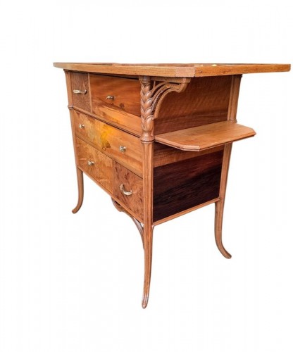 Emile Gallé Commode Art Nouveau, L'Orge - Antiquités Art Nouveau
