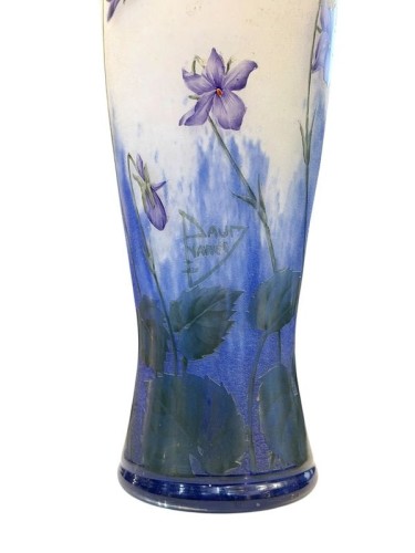 Art nouveau - Daum Nancy – Art Nouveau “Violets” Vase