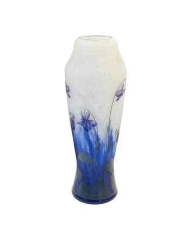 Antiquités - Daum Nancy – Art Nouveau “Violets” Vase