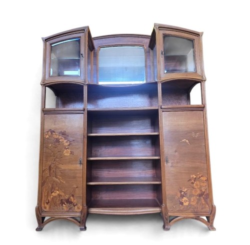 Louis Majorelle – Art nouveau “Daisies and Butterflies” Display Cabinet - Furniture Style Art nouveau