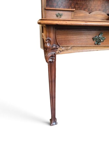 20th century - Louis Majorelle – Art nouveau “Poppies” Desk