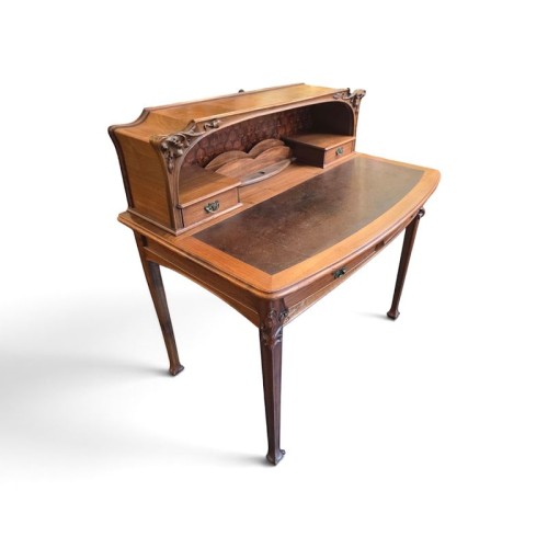 Art nouveau - Louis Majorelle – Art nouveau “Poppies” Desk
