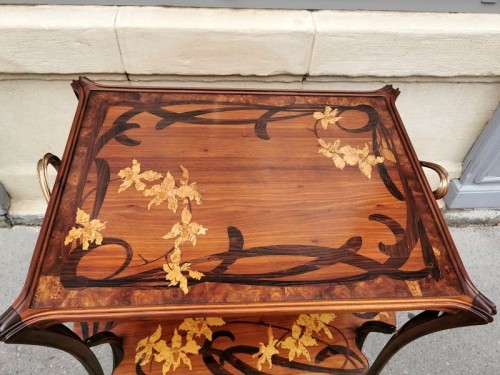 Furniture  - Majorelle - &quot;Aux Orchidée&quot; tea table