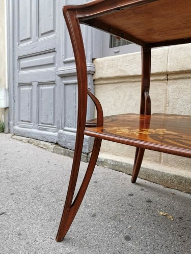 Art nouveau - Majorelle - Table à thé "Aux Orchidées"