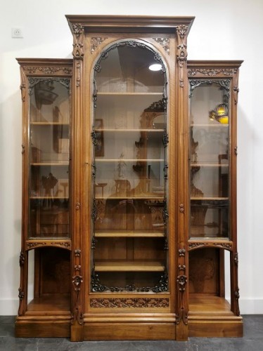 Louis Majorelle (1859-1926) - - Bibliothèque Art Nouveau - Mobilier Style Art nouveau