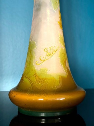 Verrerie, Cristallerie  - Emile Gallé  - Vase " Aux Ombelles"
