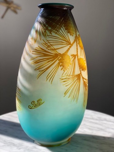 Emile Gallé - Vase Aux Pins - Art nouveau