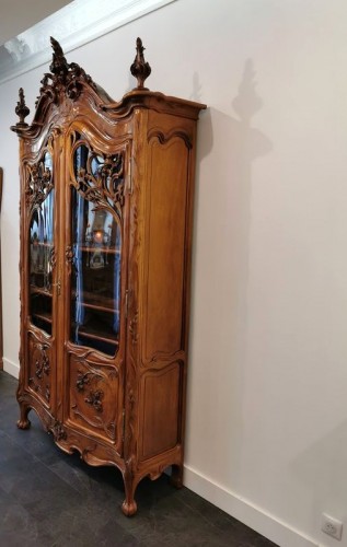 Art Nouveau bookcase, Ecole de Nancy - 