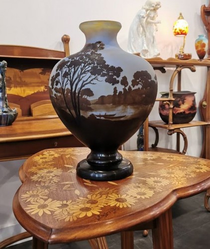 Antiquités - Emile Gallé Vase Art nouveau