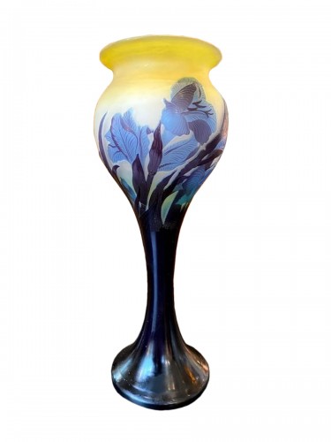 Emile Gallé - Vase Art Nouveau "Aux Glaïeuls"