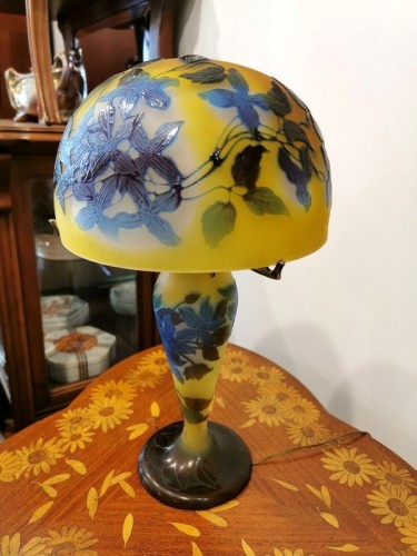 Emile Gallé - Mushroom lamp - 