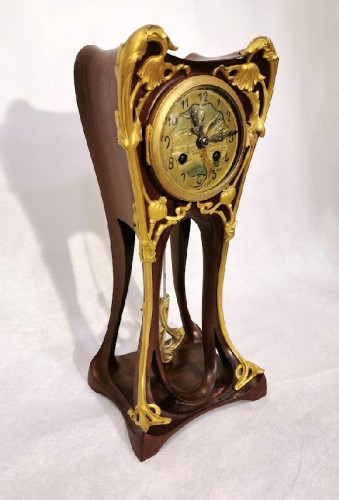 Louis Majorelle - Art Nouveau clock with poppies - Horology Style Art nouveau