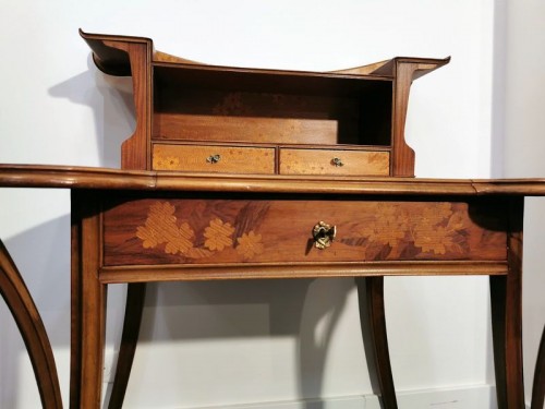 XXe siècle - Louis Majorelle - Bureau Art Nouveau Aux Primevères