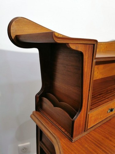 Antiquités - Louis Majorelle - Bureau Art Nouveau Aux Primevères