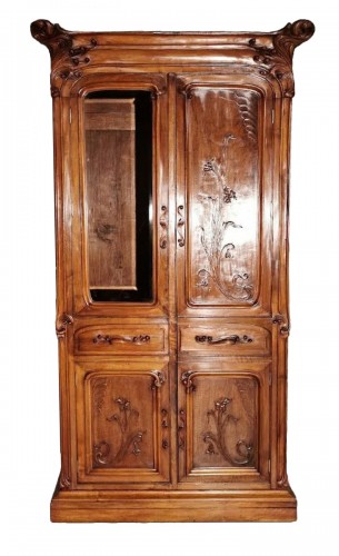 Eugène Gaillard - Important Art Nouveau bookcase