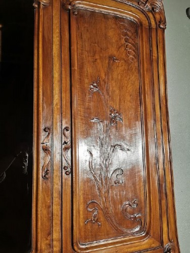 Art nouveau - Eugène Gaillard - Important Art Nouveau bookcase