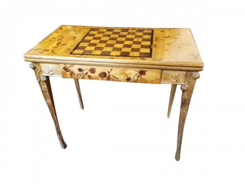 Louis Majorelle (1859-1926) - Table à Jeux Art Nouveau