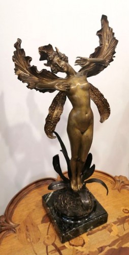Sculpture Sculpture en Bronze - Louis Chalon (1866-1940)  -  La Fée