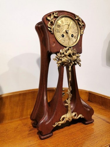 Pendule Art nouveau attribuée à Georges Nowak - Horlogerie Style Art nouveau