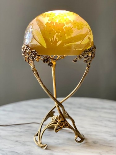 Luminaires Lampe - Emile Gallé - Lampe Art nouveau