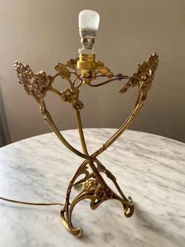 Emile Gallé - Lampe Art nouveau - Art nouveau