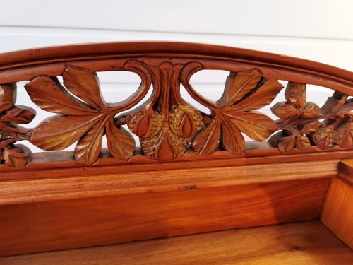 20th century - Ecole de Nancy - Art nouveau desk &quot;Aux marronniers&quot;