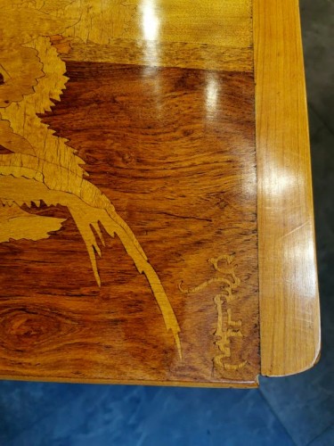 Emile Gallé - Tables basses gigognes "Animaux Polaires" - Art Déco