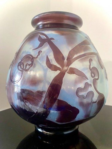 Daum Vase Art Nouveau "Aux Orchidées" - Art nouveau