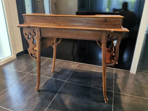 Antiquités - Emile Gallé - Art nouveau desk &quot;Aux ombelles&quot;