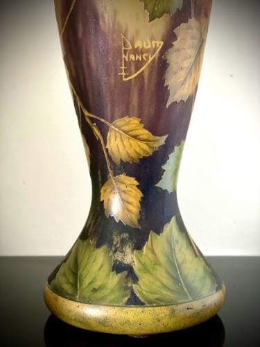 Daum Nancy - Vase Art nouveau "Aux Baies" - Art nouveau