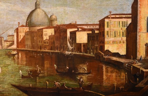 Vue de Venise avec le Grand Canal - Atelier de Francesco Tironi (1745- 1797) - Antichità Castelbarco