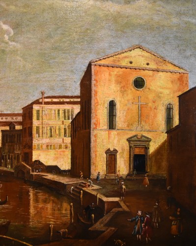 Antiquités - Vue de Venise avec le Grand Canal - Atelier de Francesco Tironi (1745- 1797)