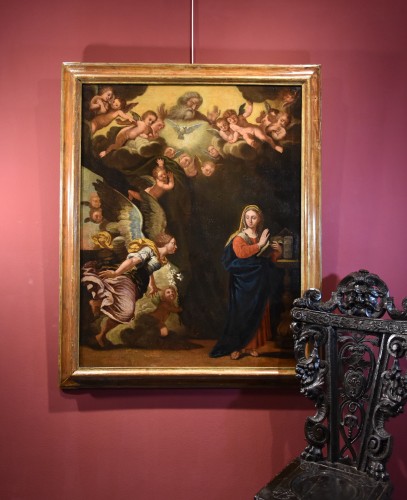 Paintings & Drawings  - The Annunciation, Girolamo Bonini (circa 1600 - 1680)