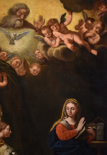17th century - The Annunciation, Girolamo Bonini (circa 1600 - 1680)