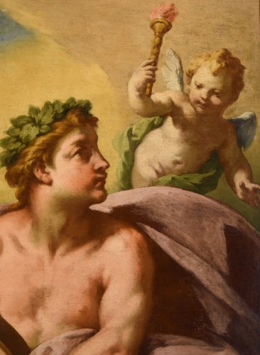 Le dieu Apollon avec Cupidon, Jean Boulanger (1606 - 1660) - Antichità Castelbarco