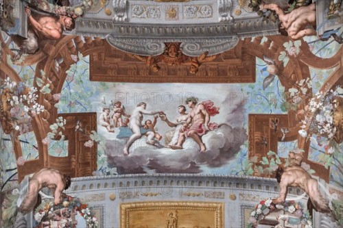 XVIIe siècle - Le dieu Apollon avec Cupidon, Jean Boulanger (1606 - 1660)