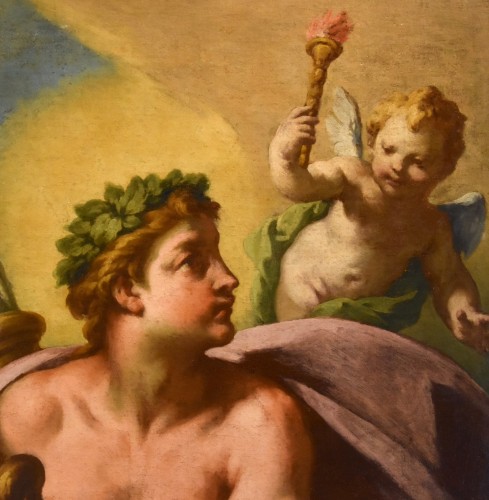 Louis XIII - Le dieu Apollon avec Cupidon, Jean Boulanger (1606 - 1660)