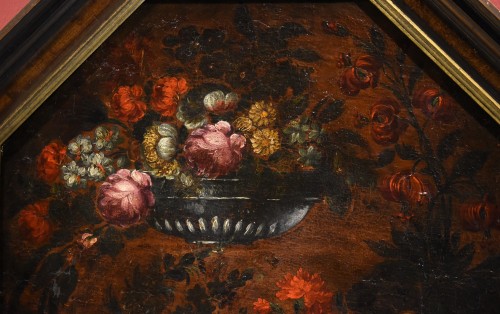 Tableaux et dessins Tableaux XVIIe siècle - Composition Florale, école italienne du 17e siècle