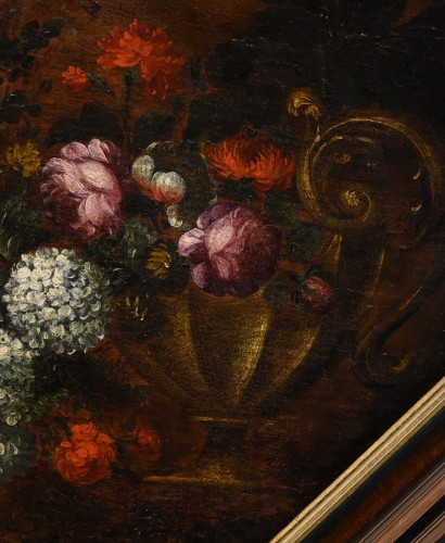 Composition Florale, école italienne du 17e siècle - Louis XIV