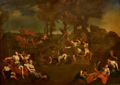 Paintings & Drawings  - Episodes From The Myth Of Diana, workshop of Bon Boullogne (1649 - 1717)