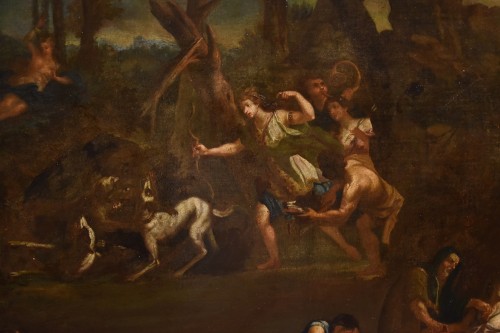 XVIIe siècle - Épisodes du mythe de Diane, atelier de Bon Boullogne (1649 - 1717)