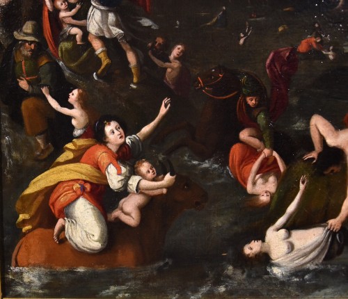 17th century - The Universal Deluge, Flemish Painter Active In The Seventeenth Century