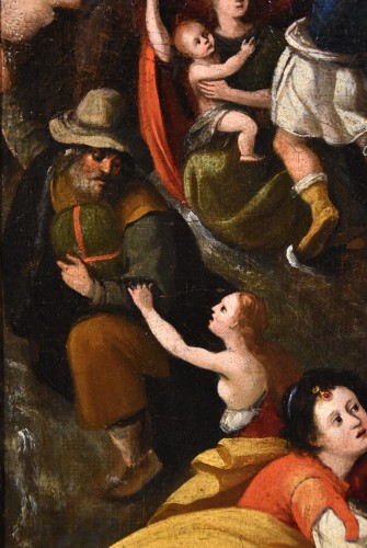 Antiquités - The Universal Deluge, Flemish Painter Active In The Seventeenth Century