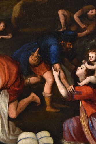 Antiquités - The Universal Deluge, Flemish Painter Active In The Seventeenth Century