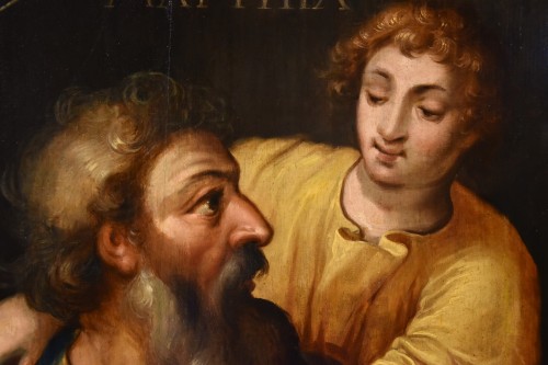 XVIIe siècle - Saint Matthias l'Apôtre, Peintre florentin du XVIIe siècle cercle de Francesco Morandini (1544 - 1597)