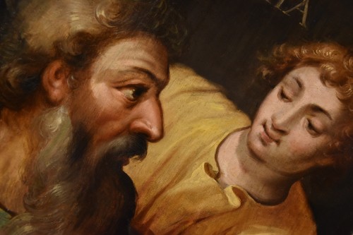 Louis XIII - Saint Matthias l'Apôtre, Peintre florentin du XVIIe siècle cercle de Francesco Morandini (1544 - 1597)