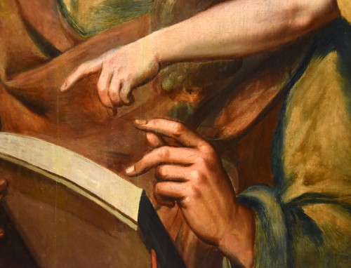 Antiquités - Saint Matthias l'Apôtre, Peintre florentin du XVIIe siècle cercle de Francesco Morandini (1544 - 1597)